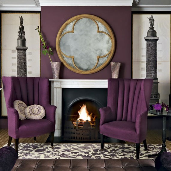 Фиолетовый в интерьере - Мои статьи - Каталог статей - интернет-магазинкованой мебели