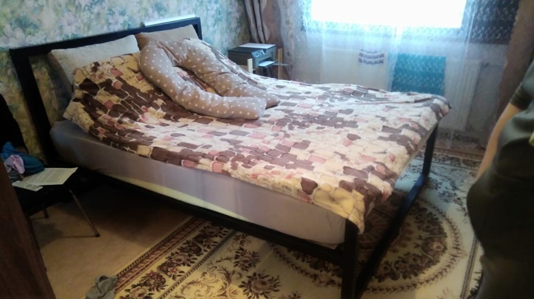 Кровать металлическая в стиле 
